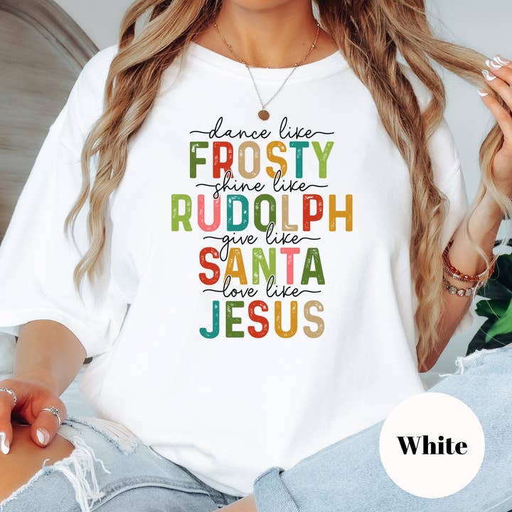 Tanz wie Frosty Shirt oder Sweatshirt: Buntes Feiertags-Christen-Oberteil, Mehrere Farben, S-4XL für den Großhandel von Epic Life - Designed