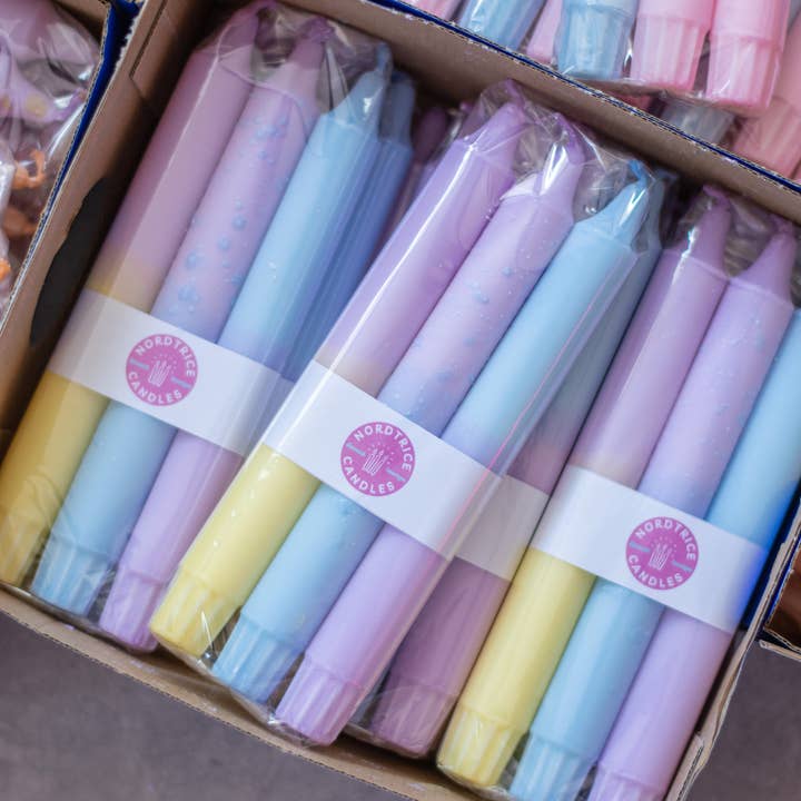 Nordtrice - Wholesale Tapered Candle/Candlestick - Taper candles- 3 pack/ Purple4