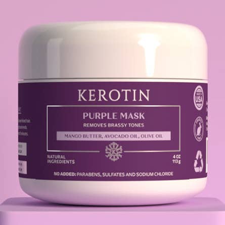Purple Mask for wholesale by Kerotin Hair Care