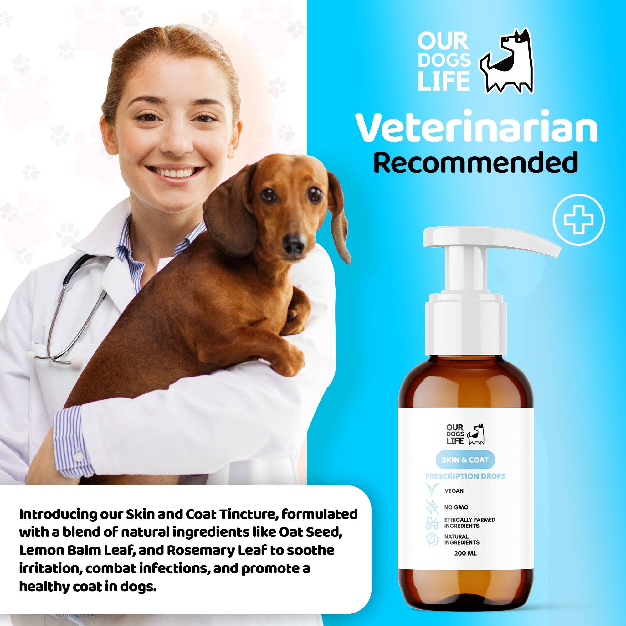OurPetsLife – wholesale Pet supplement – Dog – Dog Skin & Coat Supplement5