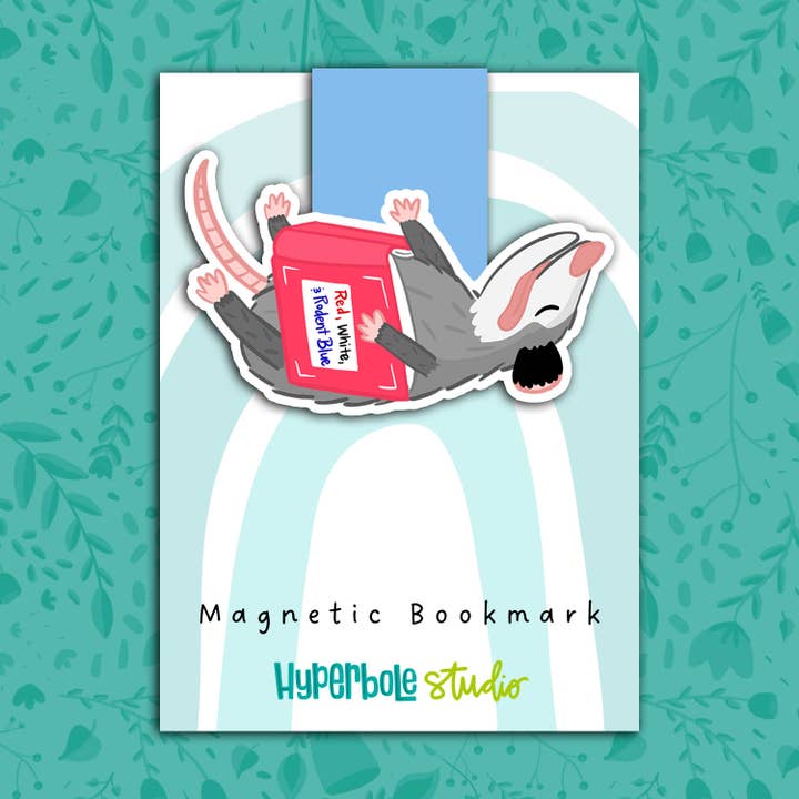 Possum Magnetic Bookmark for wholesale by Hyperbole Studio