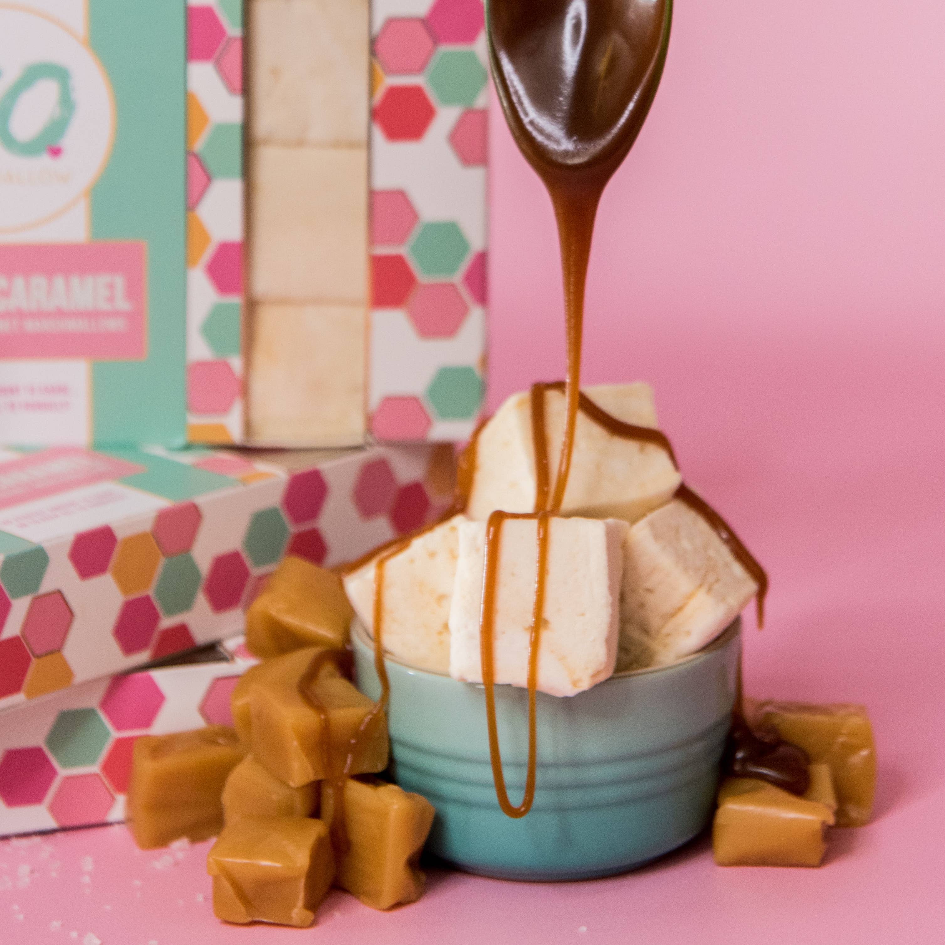 XO Marshmallow - Wholesale Marshmallow - Salted Caramel Marshmallows / Gluten Free / Soy Free / Candy2