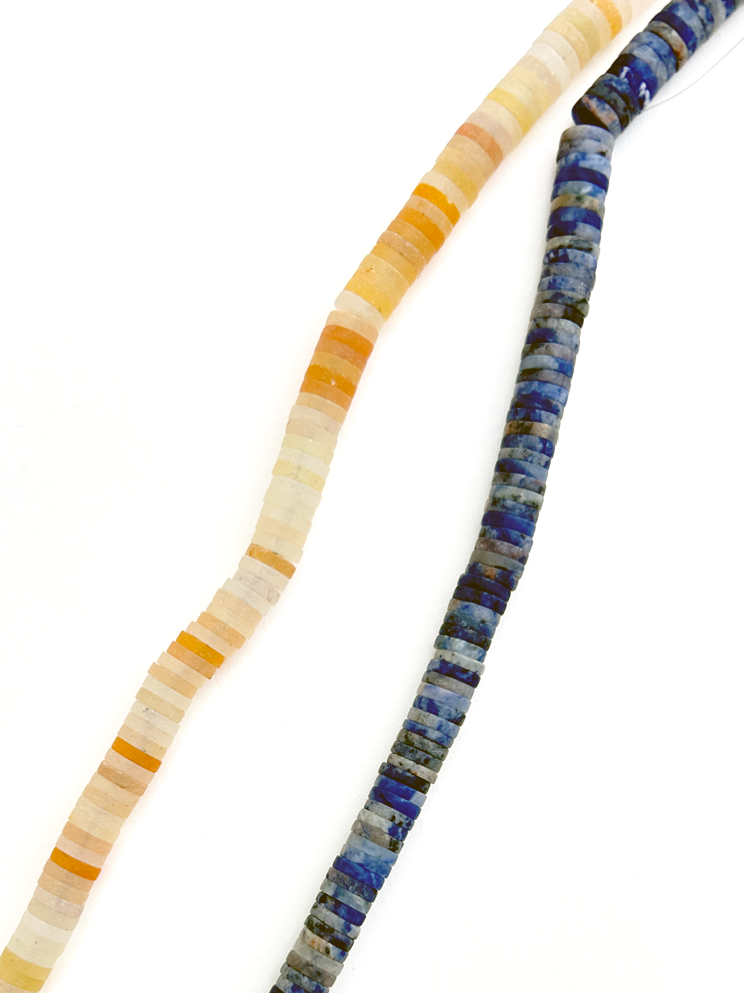 Kaylie Dawn Jewelry - Wholesale Beaded/Pearl Necklace - Madaket Handmade Heishi Gemstone & Pearl Necklace - 5 Colors10