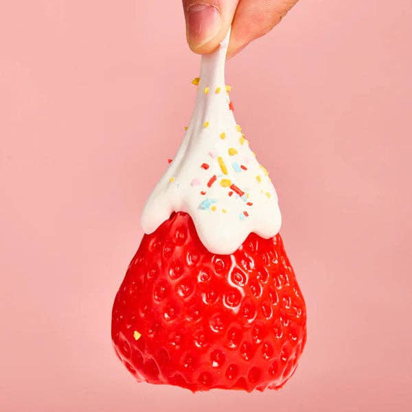 Showcase - Wholesale Squishy Toy - Kids & Baby - SqueezeSquad Taba Deluxe Premium Silicone Squishy Fidget Toy - Strawberry2