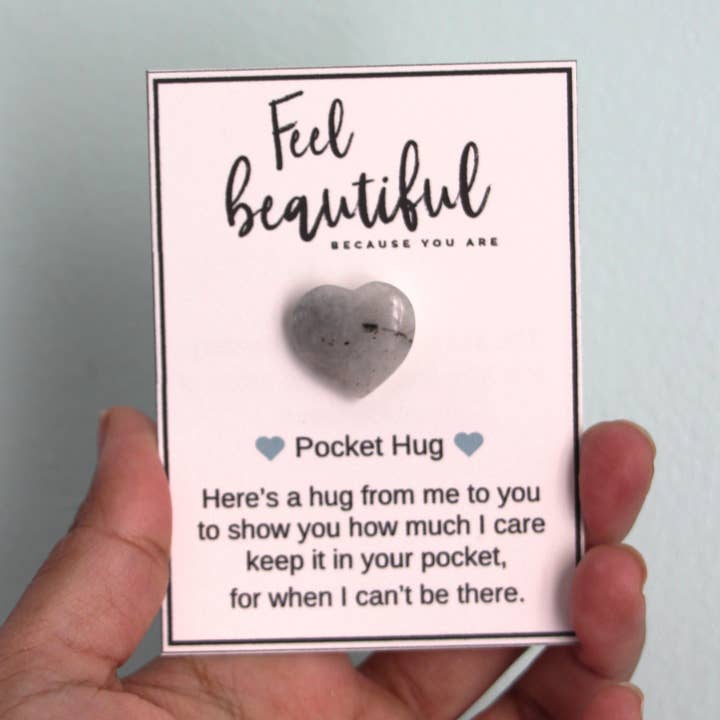 Natural Gemstone Pocket Hugs - Labradorite for wholesale by The Blue Yogi