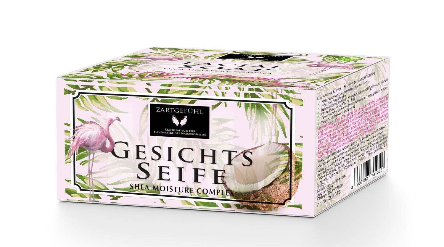 Zartgefühl - Wholesale Gezichtsreiniger - Roze flamingo gezichtszeep1