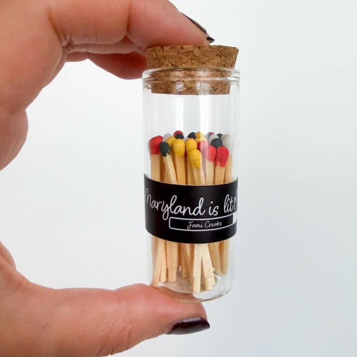 Jami Creates - Wholesale Match Holder - Maryland Is Lit Matchstick Holder6