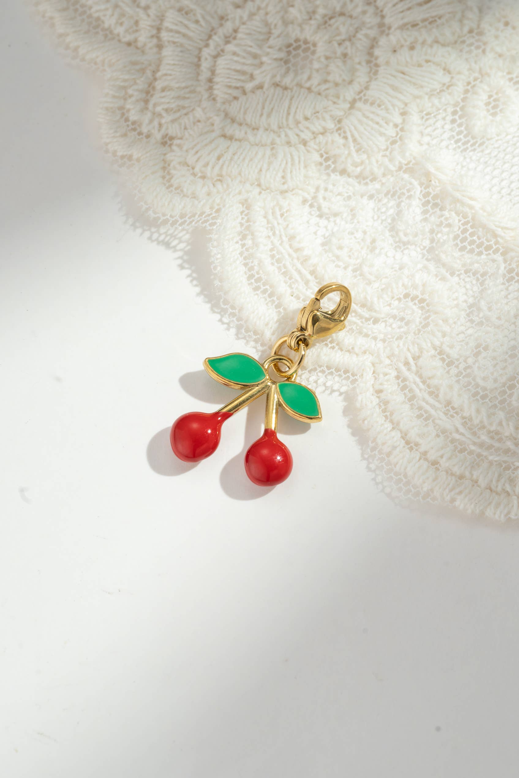 COSMOS – wholesale Individual charm/pendant – Set of 9 Original Fruit Charms Pendants Stainless Steel1