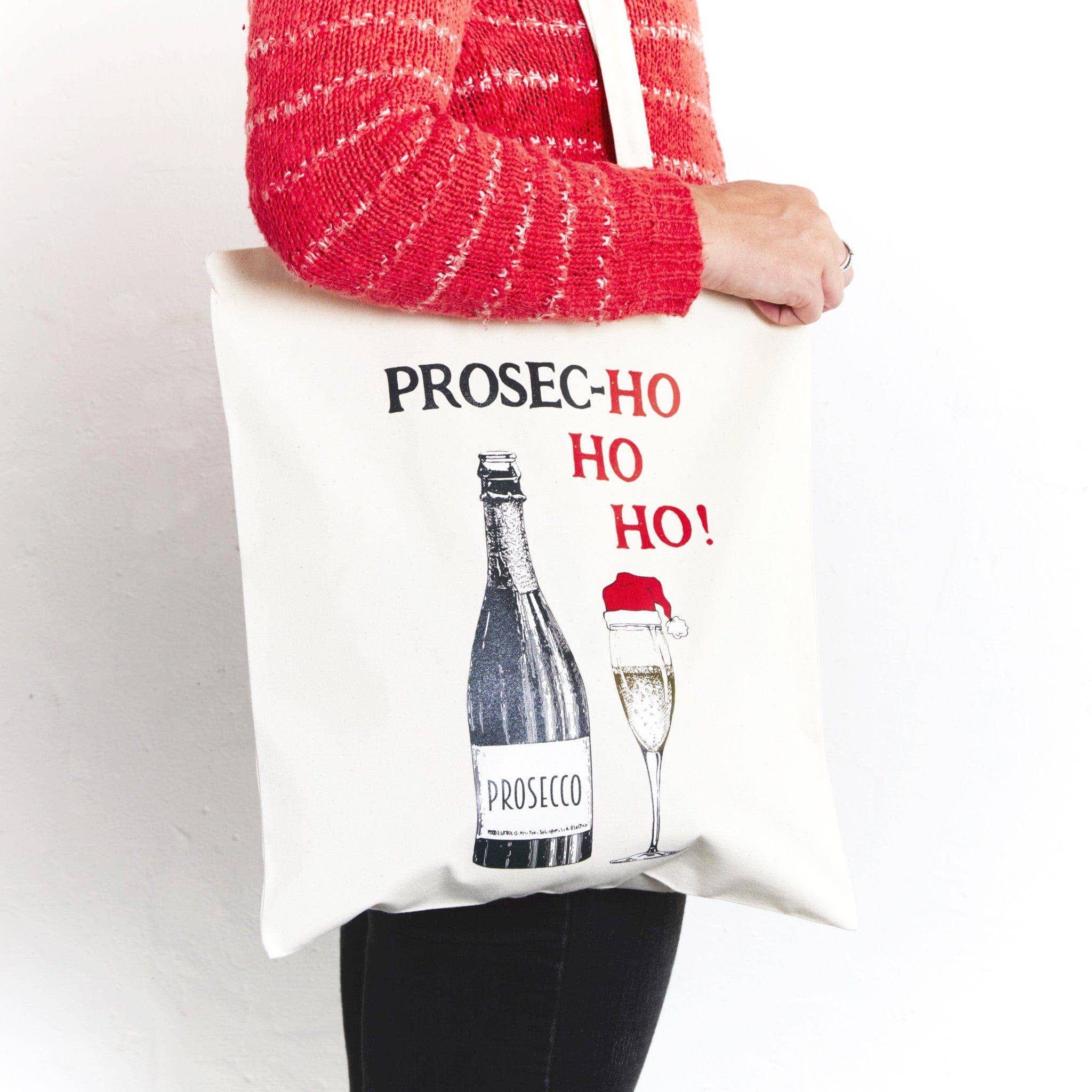 Of Life & Lemons – wholesale Tote bag – Unisex – Prosecco Christmas Tote Bag3
