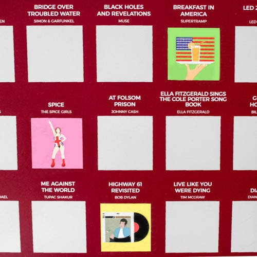 Gift Republic - Wholesale Poster - 100 Albums Bucket List Poster