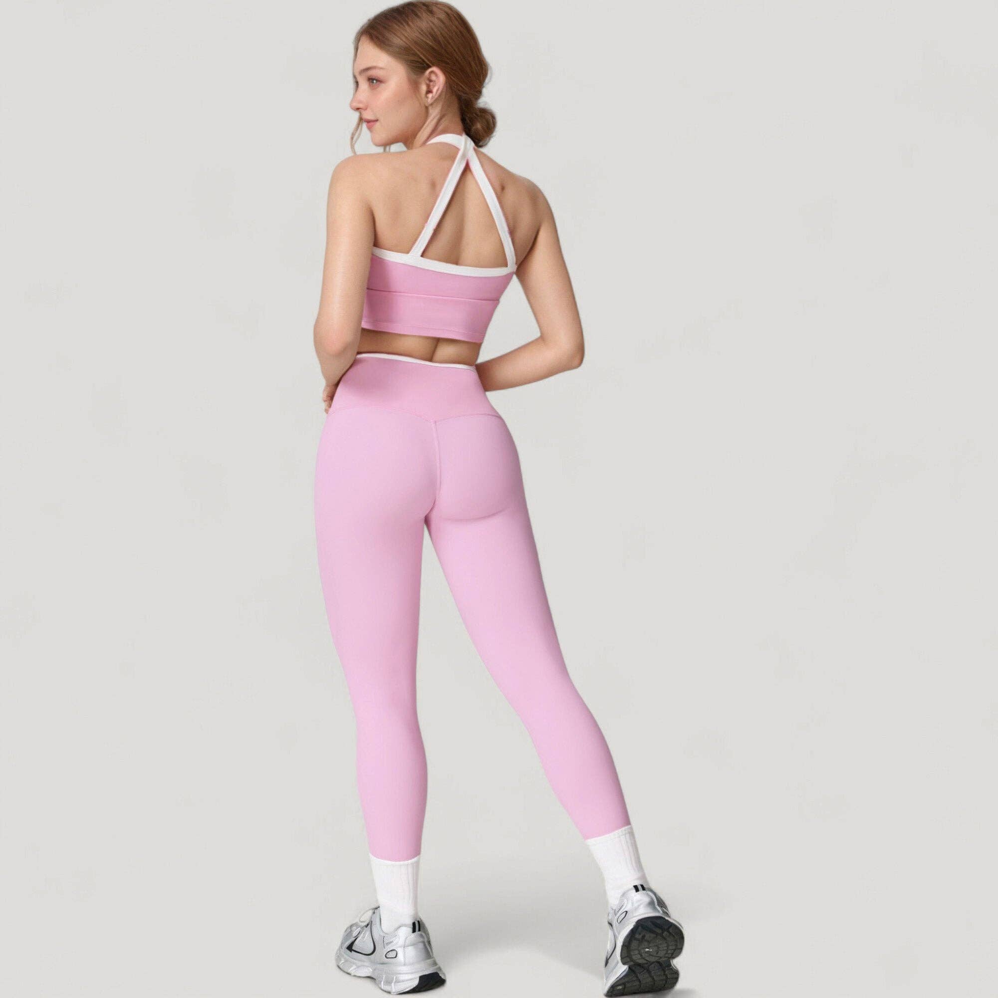 Active by Anna-Kaci - Wholesale Athletic/Lounge Leggings - Women's - High Waist Seamless Leggings with Tummy Control and Sculptin25