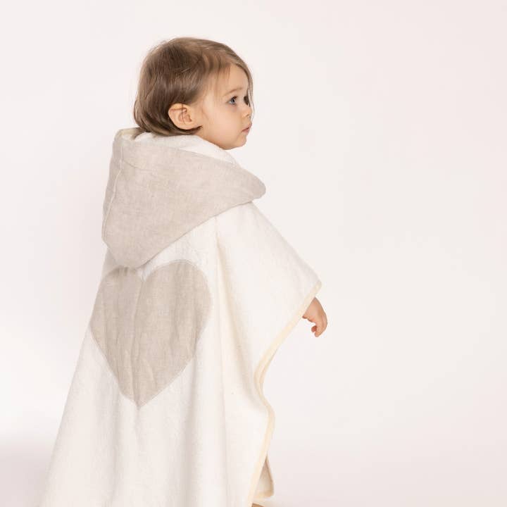 Heart of the Sahara Sponge Poncho for wholesale by Chez Moi