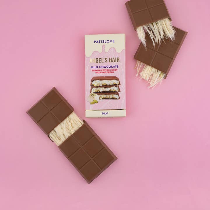 NOVA FOODS - Wholesale Chocolate - PatisLove Angel Hair Milk Chocolate Bar –180G1