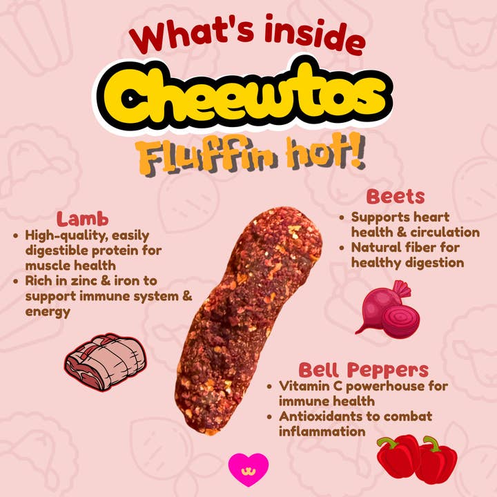 Owa Owa - Wholesale Pet Treats - Dog - Fluffin Hot Cheewtos!1