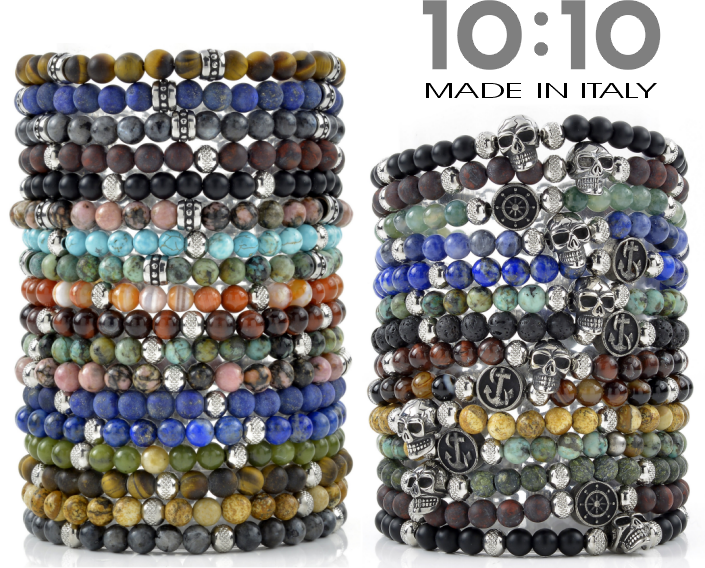 10:10 Gioielli - Omnicut srl - Vendita all'ingrosso Bracciale con perline - 10:10 Bracciale con pietre turchese da 6 mm3