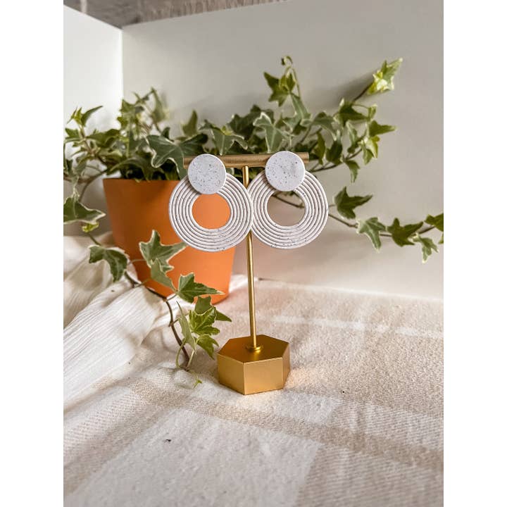 The Nothing Is Wasted Shop - Wholesale Dangle Earrings - Edna | Handmade Clay Earrings3