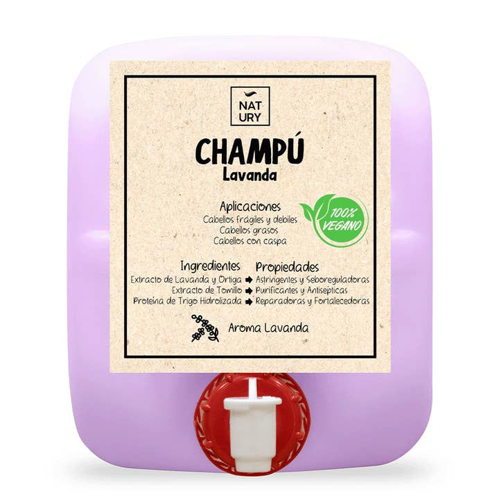 Lavender Shampoo 20 L for wholesale by Natury Greencare