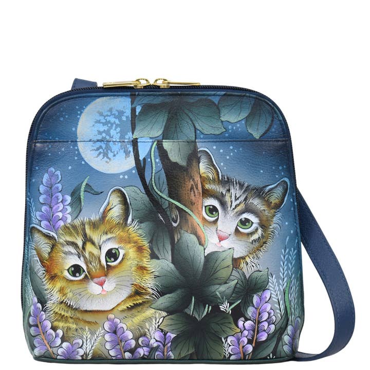 Petite sacoche zippée - 7602 pour la vente par Anuschka | Vanya Lara (USA)