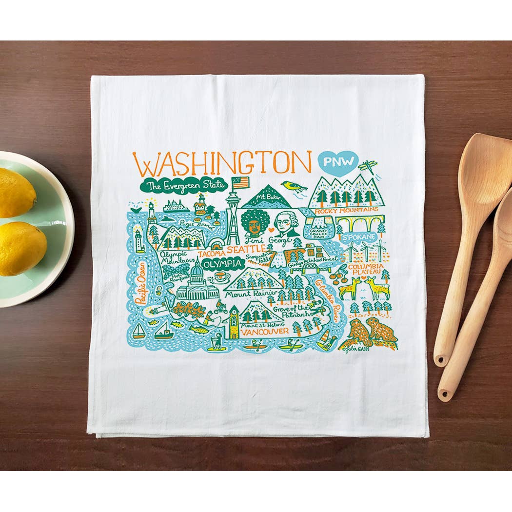 Allport Editions - Wholesale Tea Towel - Statescapes Towel Series - see all 29 States!27