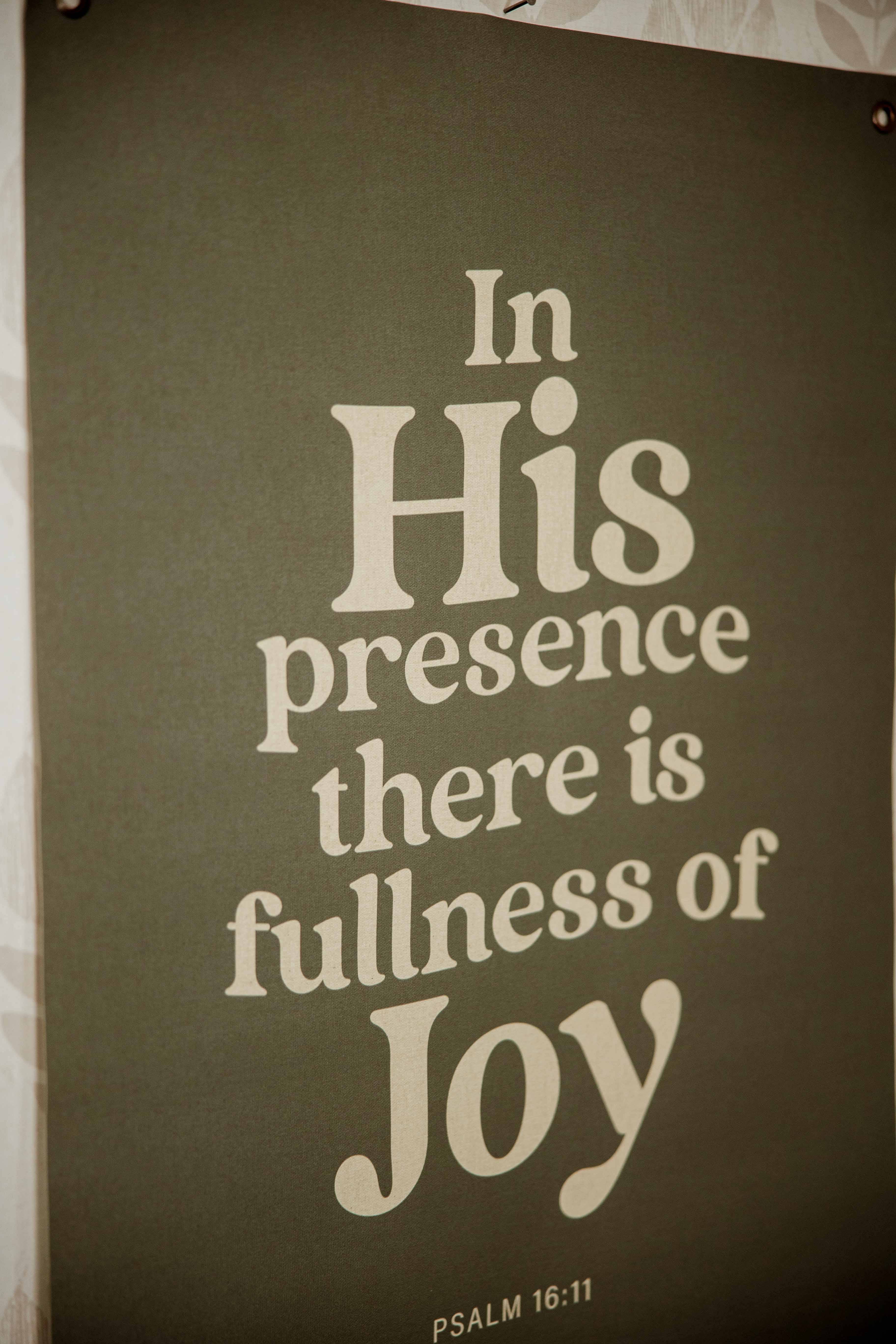 Joyfully Said - Wholesale Banner - In His Presence | Canvas Banner5