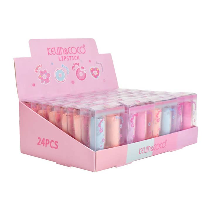 PINEAPPLE Beauty - Wholesale Lipstick - Kevin & Coco KC247851 2 in 1 Lipstick - 24 pcs