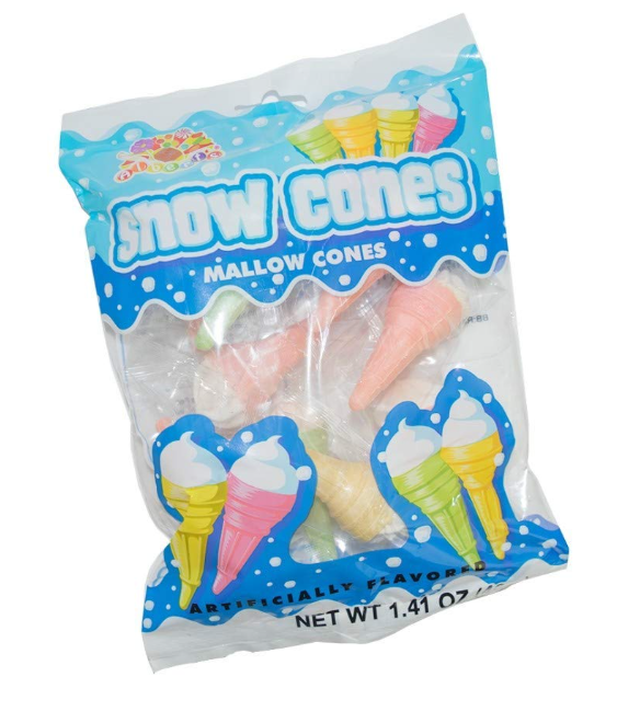 iSweet.ca – wholesale Marshmallow – Alberts Snö Marshmallowstrutar (Inslagna) -1,13 oz X 12 Enheter0