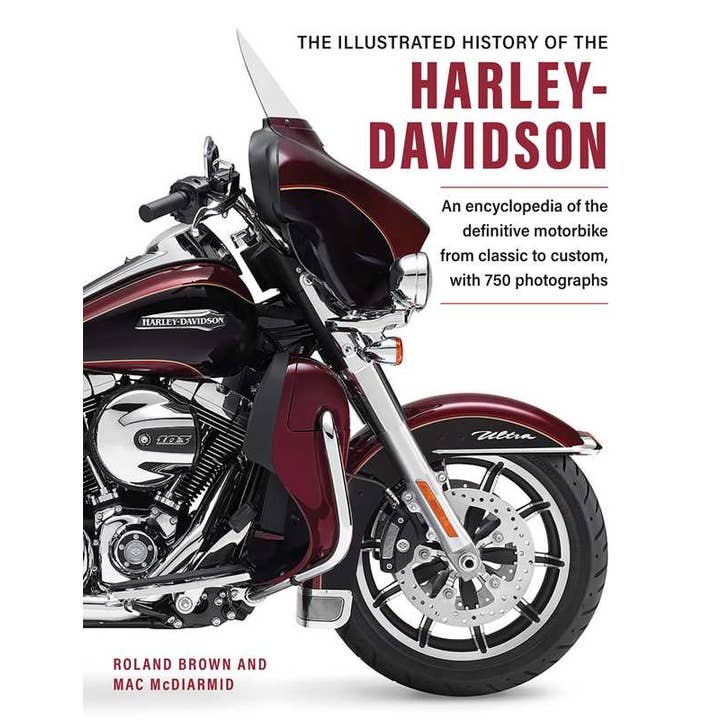 Illustrated Encyclopedia of Harley Davidson by Roland Brown for wholesale by Simon & Schuster