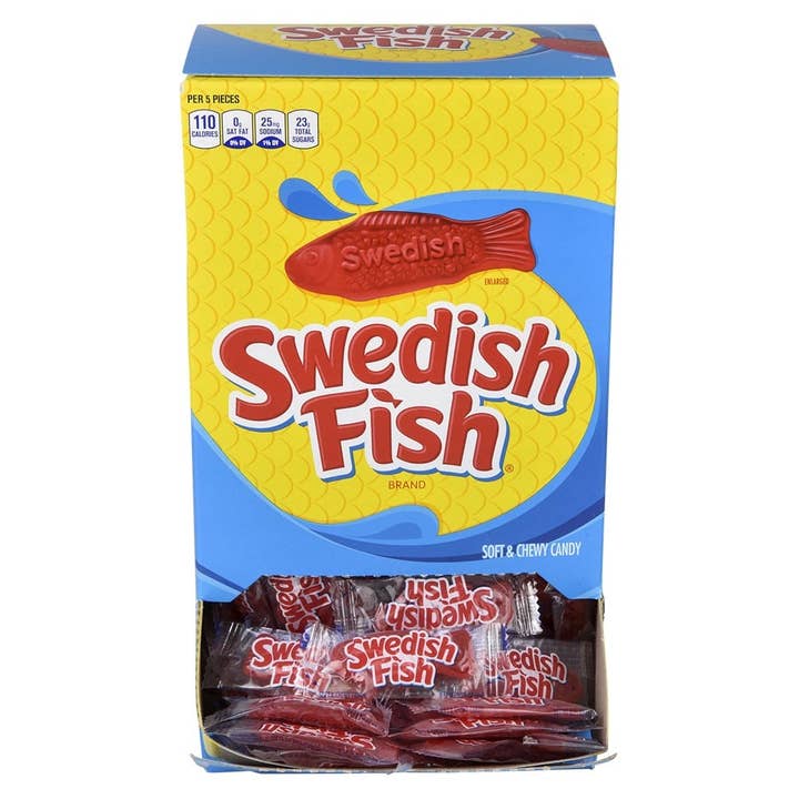 La Luna Bella - Toys - Wholesale Hard Candy - WRAPPED SWEDISH FISH 240CT LLB Candy2