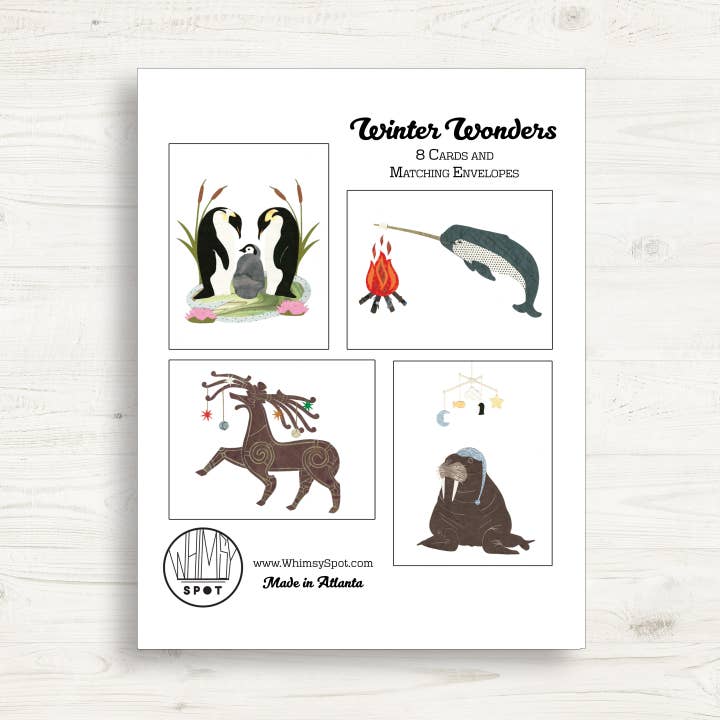 Juego de tarjetas de Winter Wonders para venta al por mayor de Whimsy Spot