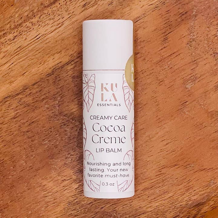 Cocoa Creme Lip Balm - Creamy Locally Sourced Eco for wholesale by Kula Essentials