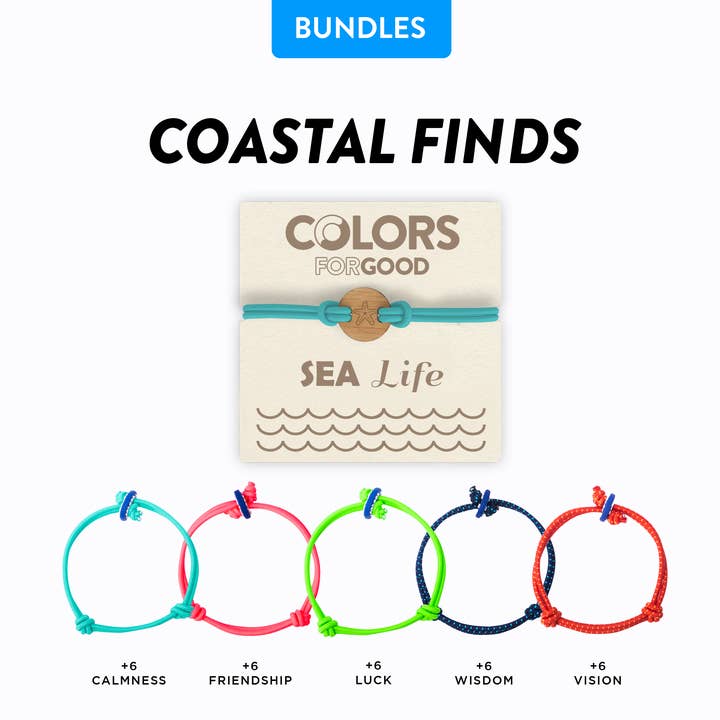 COASTAL FINDS Bracelet Pack (30PCS) for wholesale by COLORS For GOOD