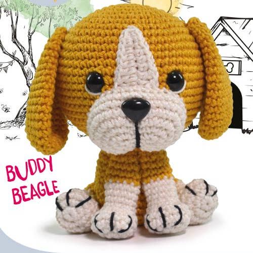 Knitty Critters - Pets - Buddy Beagle for wholesale by Creative World of Crafts