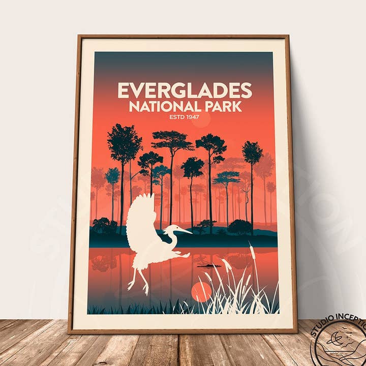 Everglades National Park Traditional Style Print for wholesale by Studio Inception