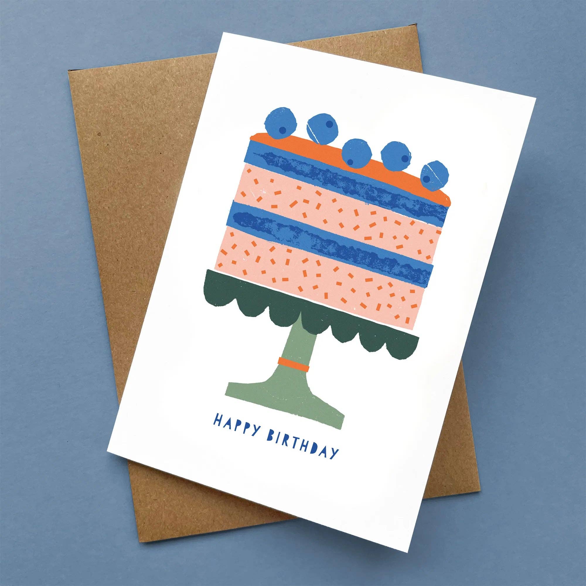 Kautzi Illustrations - Venta al por mayor Tarjetas de cumpleaños - Tarjeta de Felicitación Pastel de Cumpleaños – Venta al por Mayor3