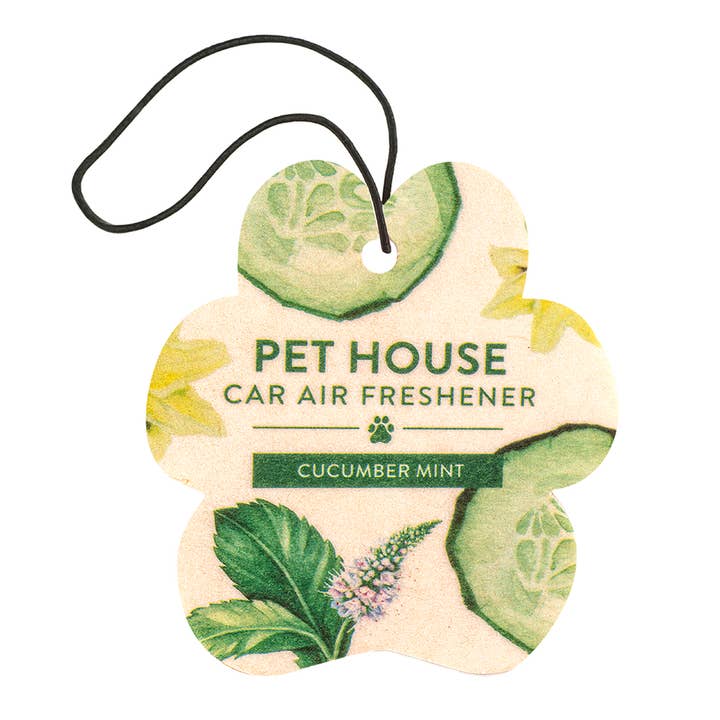Pet House by One Fur All - Wholesale Car Freshener - Unisex - Cucumber Mint Car Air Freshener