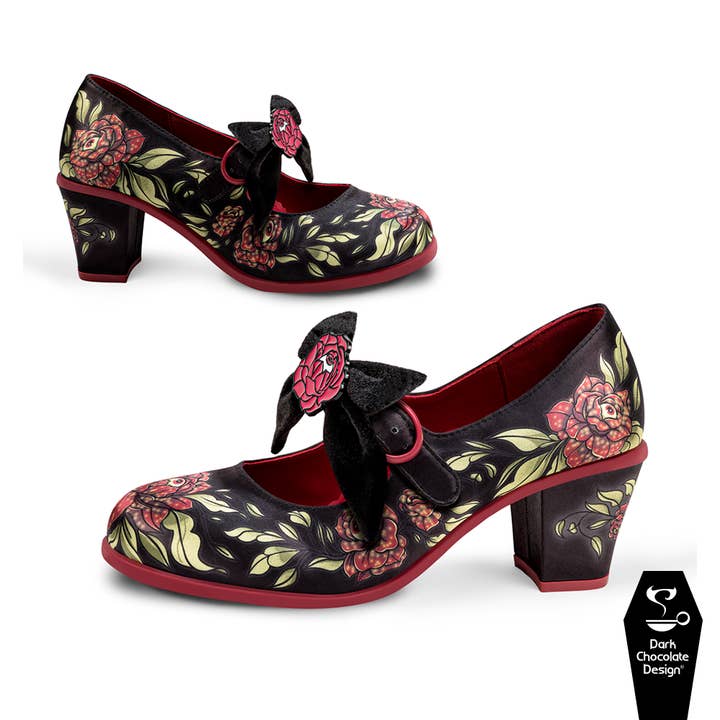 Popping Candy - Wholesale Low heels – Women′s - Hot Chocolate Design Rose of Life MidHeel5