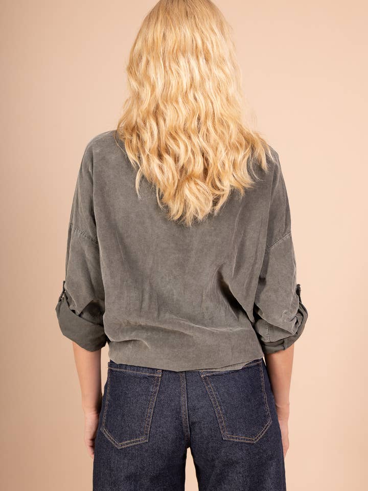 Pépouz' Paris - Wholesale Button Down Shirt - Women's - Western-style fringed shirt PC254914