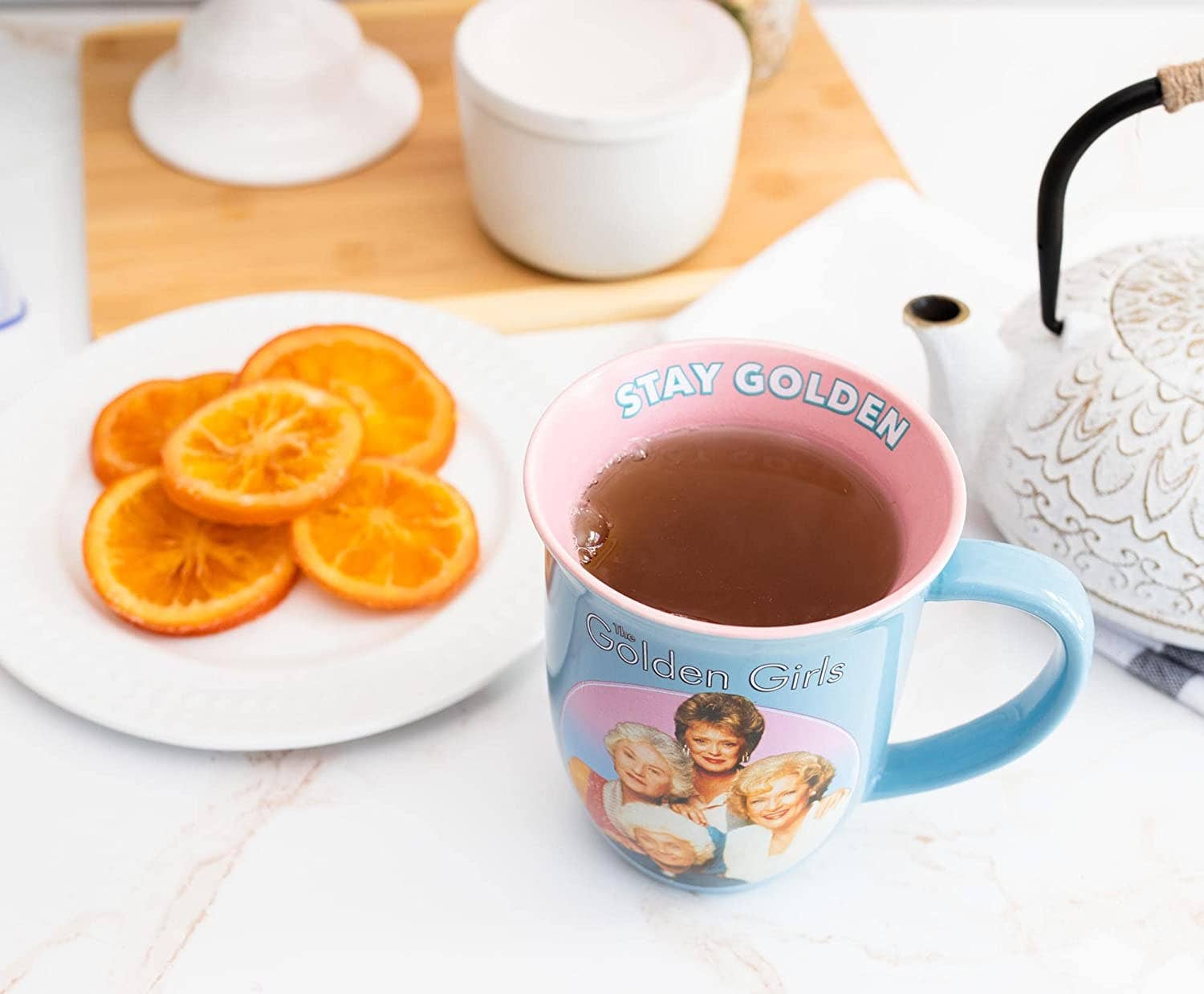 Silver Buffalo - Vente Tasse à café - Golden Girls Stay Golden Tasse en céramique à bord large 16 oz3