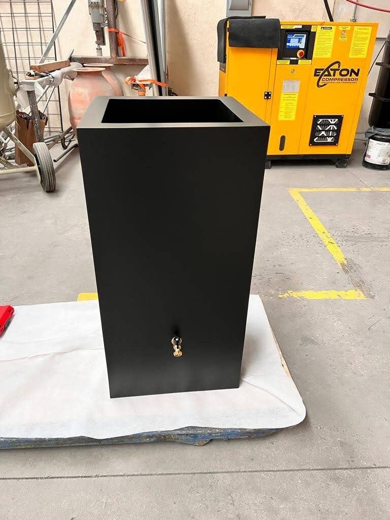 Tikal Composite Designs - Wholesale Outdoor Ornament/Decor - Modern Fiberglass Oolal Rain Barrel4