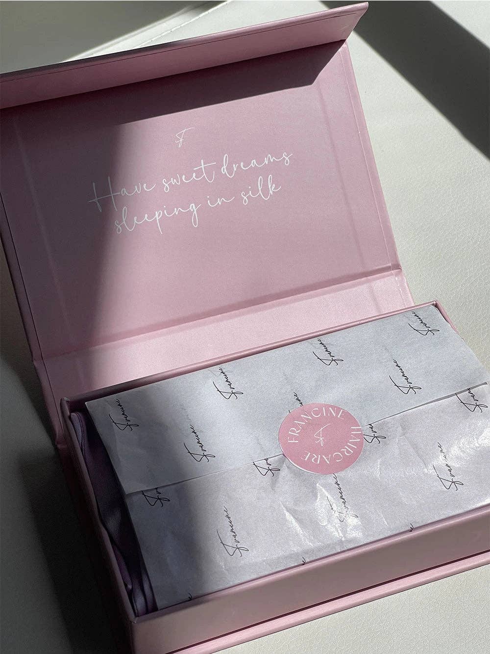 Francine Hair Care - Vendita all'ingrosso Maschera per dormire - Federa in Seta di Gelso11