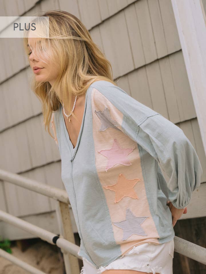 Plus Oversized Long Sleeve Pullover for wholesale by Oddi