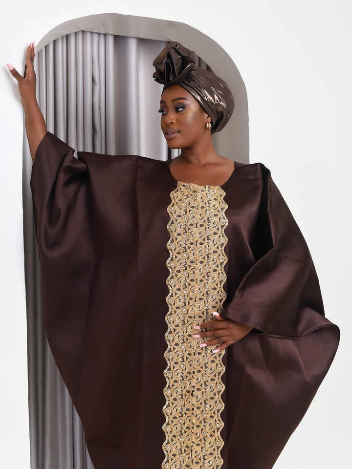CUMO London - Wholesale Kaftan - Women's - African Kaftan Boubou Bubu Maxi Dress - Akwaba0