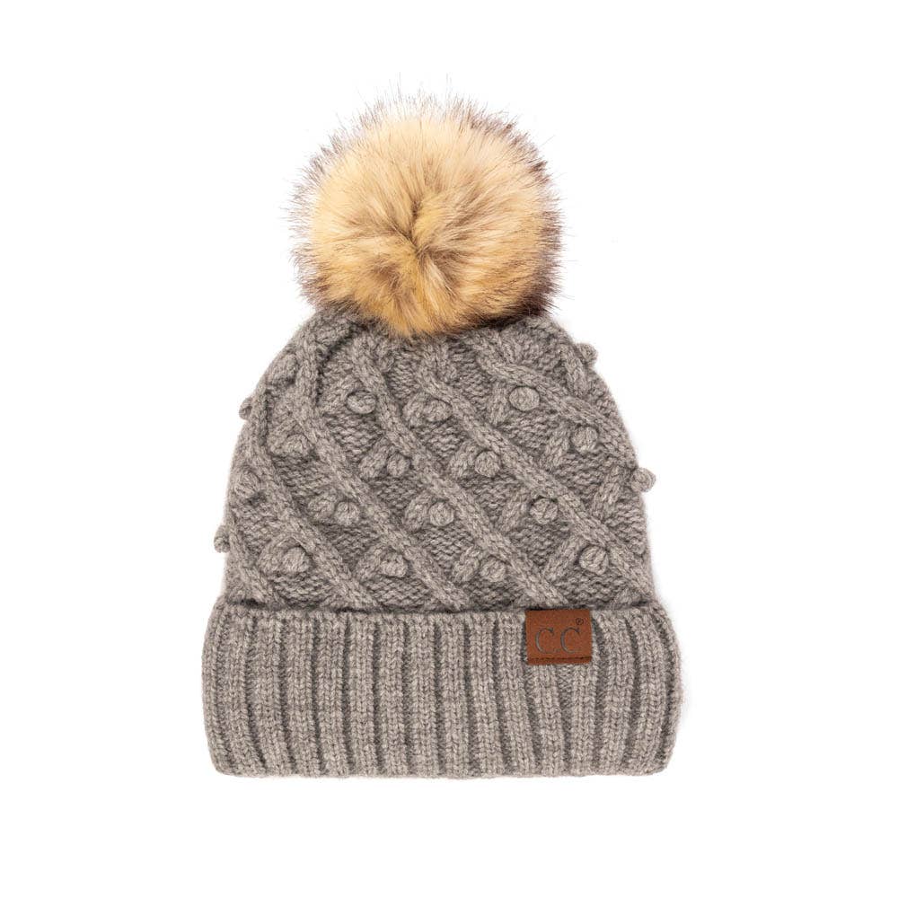 Hana – Engroshandel Beanie - Dame – C.C Bobble Beanie Hat8