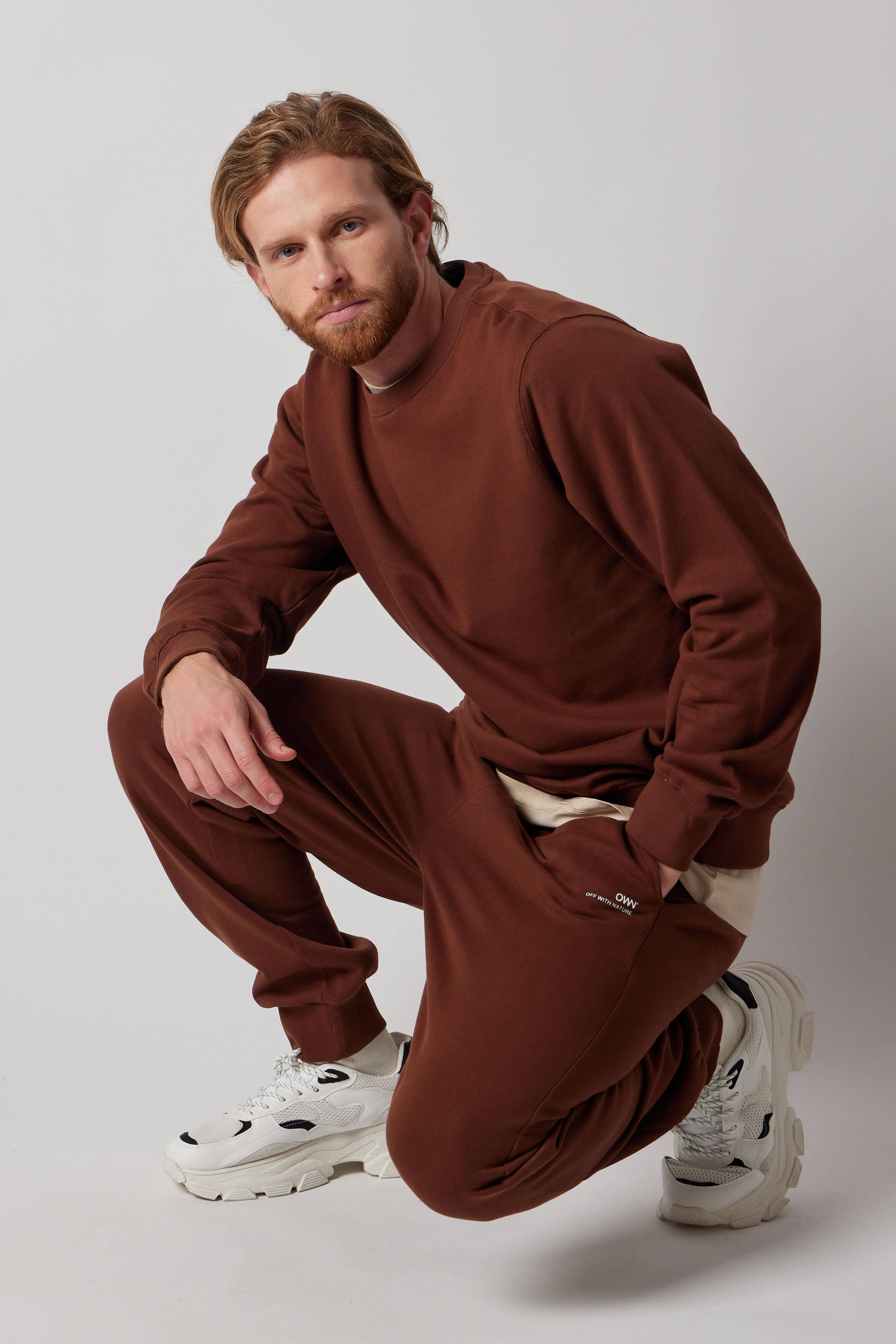 OWN OFF WITH NATURE - Wholesale Lounge Set - Men's - Crewneck Sweatshirt Set + Fleece Joggers5