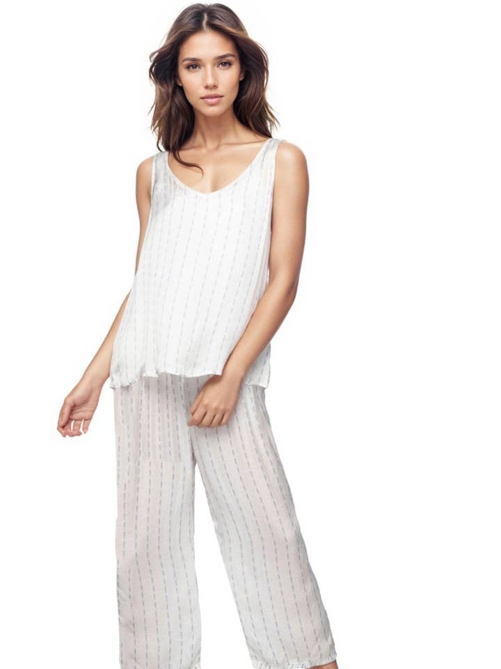 Conjunto de Pijama Everyday Satin Rayon Oh so Soft da Loungerie por atacado de Subtle Luxury