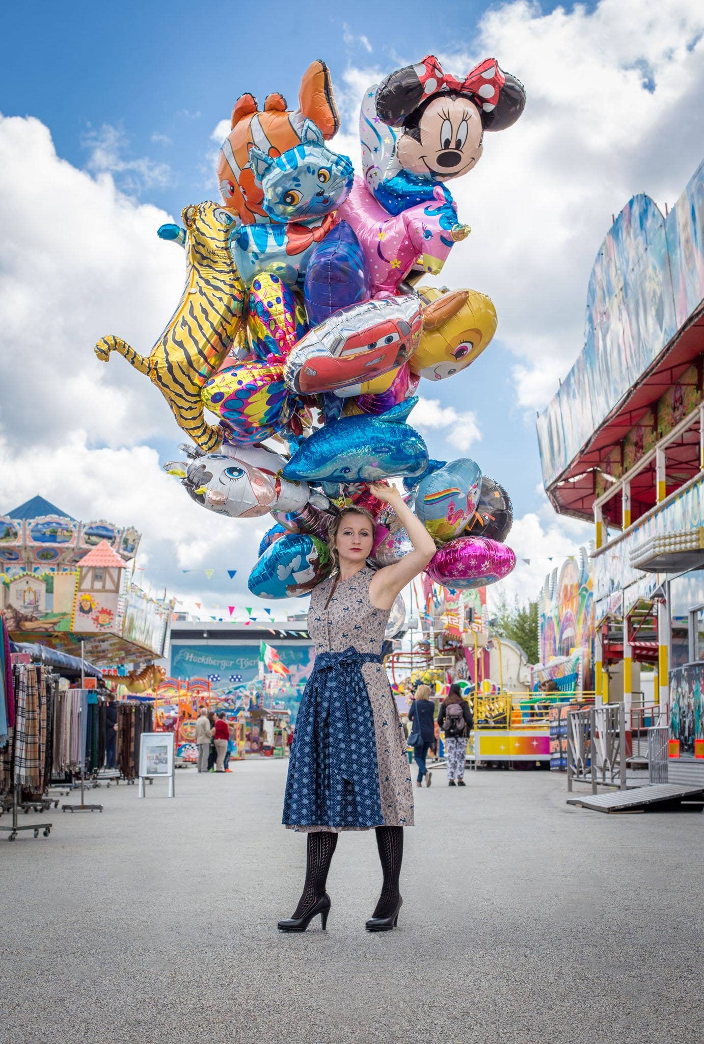 Kaiserliche Liebelei - Wholesale Dress - Women's - Dirndl Lily DeerBlue2