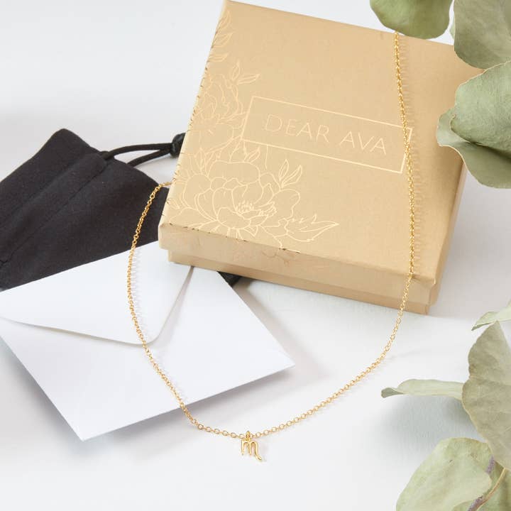 Dear Ava – Großhandel Kette mit Anhänger/Charm – 22. November Halskette Geschenk zum Geburtstag, Skorpion3