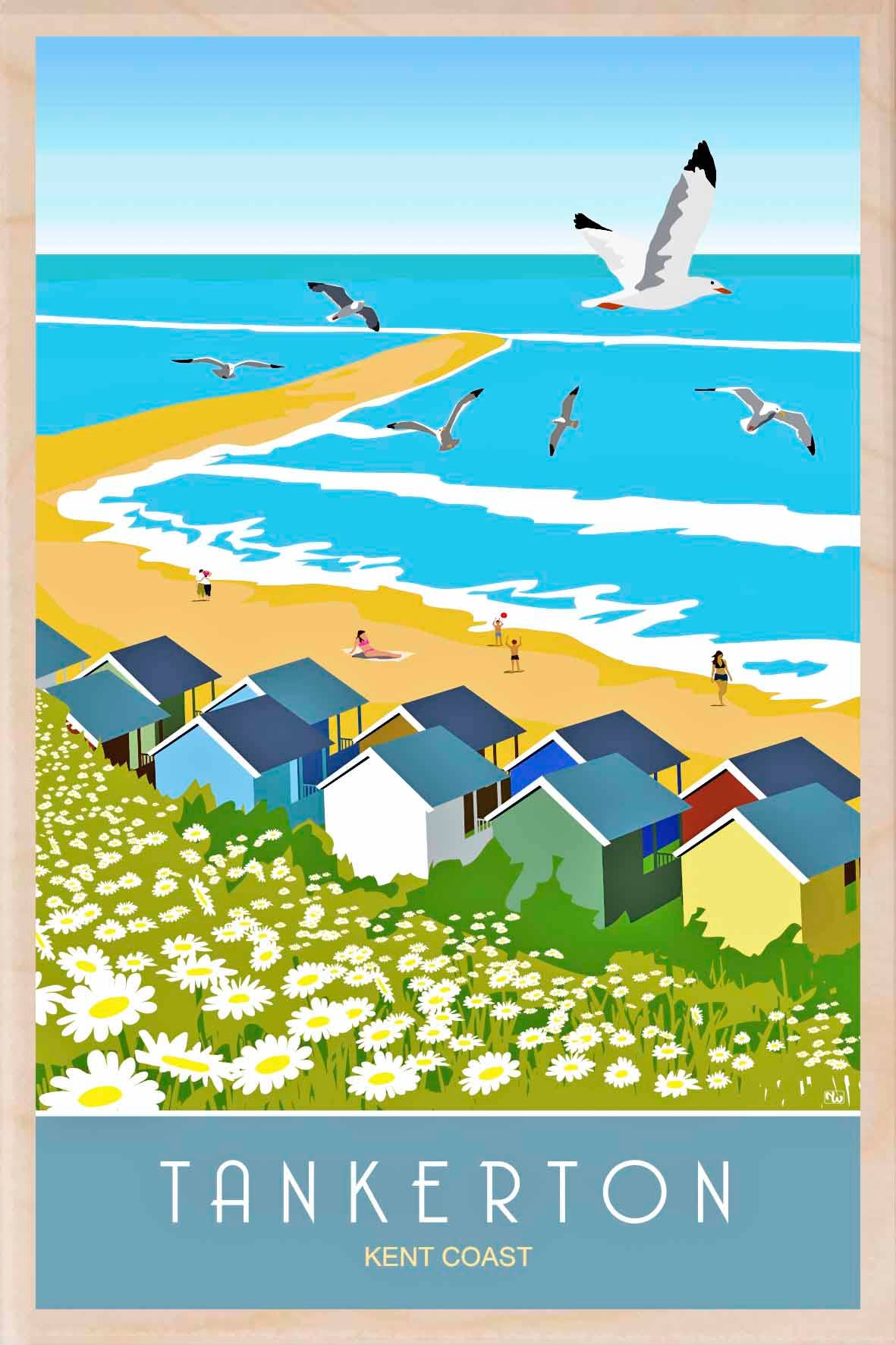 THE WOODEN POSTCARD COMPANY – wholesale Postcard – Tankerton, Kent - Wooden souvenirs0