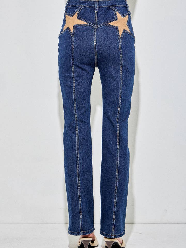 FLARED DENIM JEAN for wholesale by Baevely by Wellmade USA