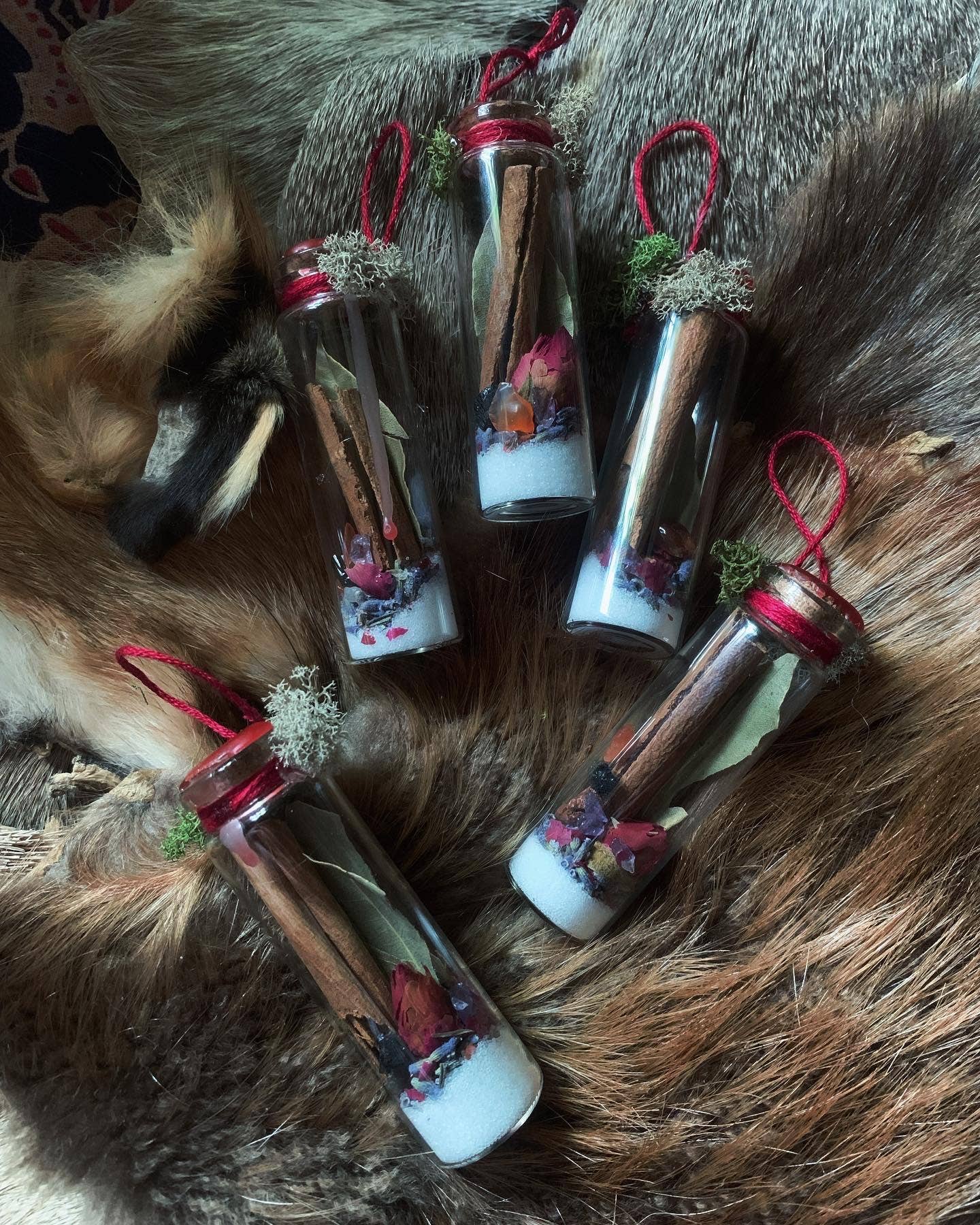 Leafy Ann Art - Wholesale Ornament - Yule Spell Jar Ornaments1